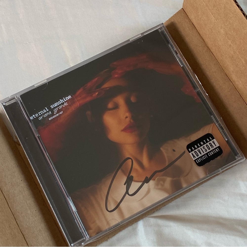 Ariana Grande Eternal Sunshine Signed CD